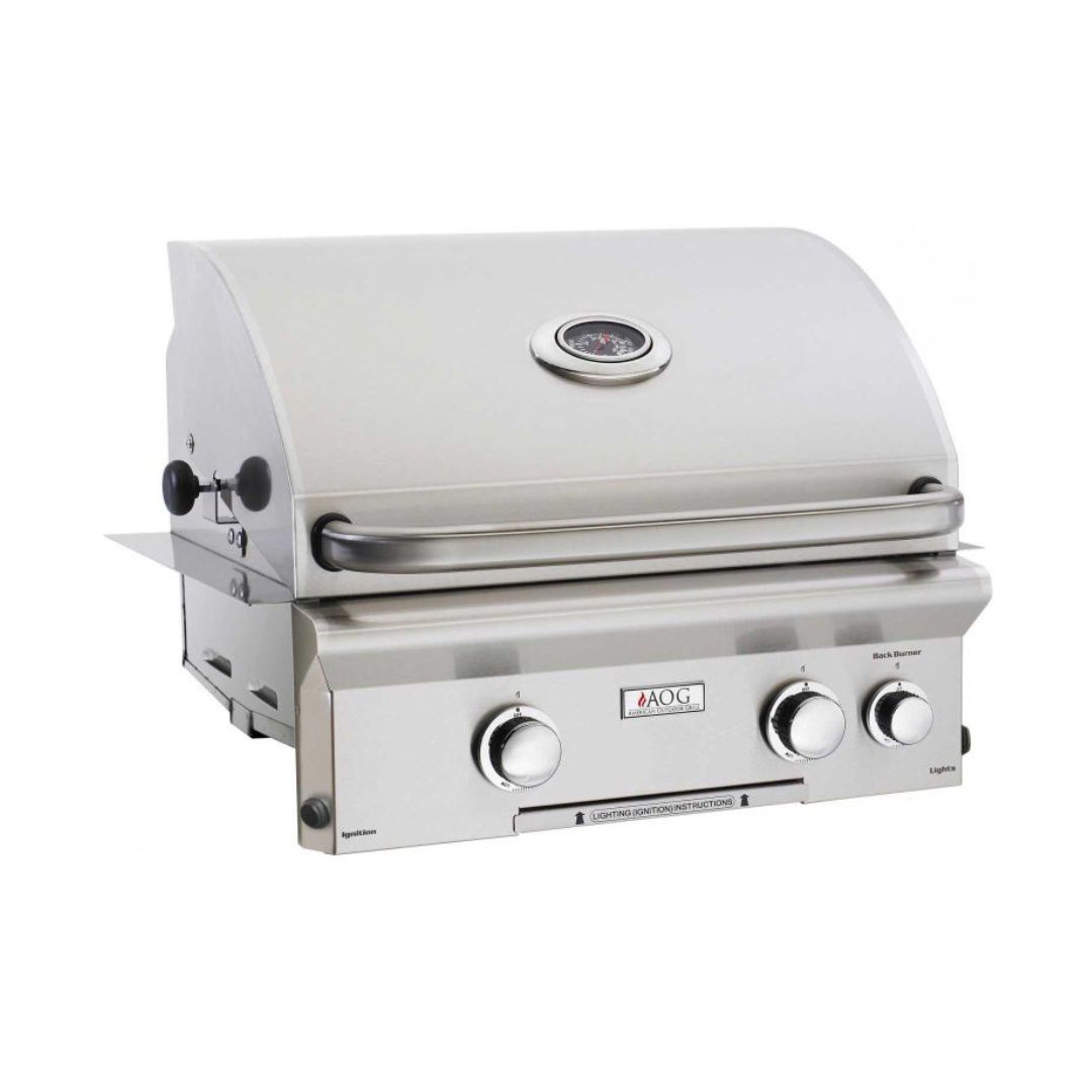 American Outdoor Grill L-Series 24-Inch 2-Burner Built-In Gas Grill With Rotisserie