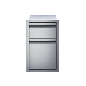 Twin Eagles 13-Inch Stainless Steel Double Access Drawer