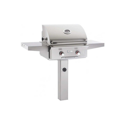 American Outdoor Grill L-Series 24-Inch 2-Burner Gas Grill On In-Ground Post