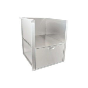 Blaze Built-In 34-Inch Kamado Sleeve With Drawer and LED Lighting