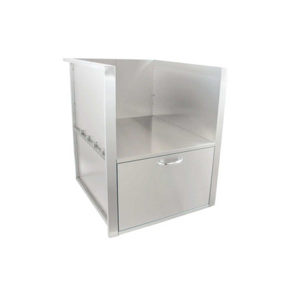 Blaze Built-In 34-Inch Kamado Sleeve With Drawer and LED Lighting