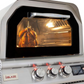 Blaze 26-Inch Countertop Gas Outdoor Pizza Oven W/ Rotisserie & Countertop Sleeve