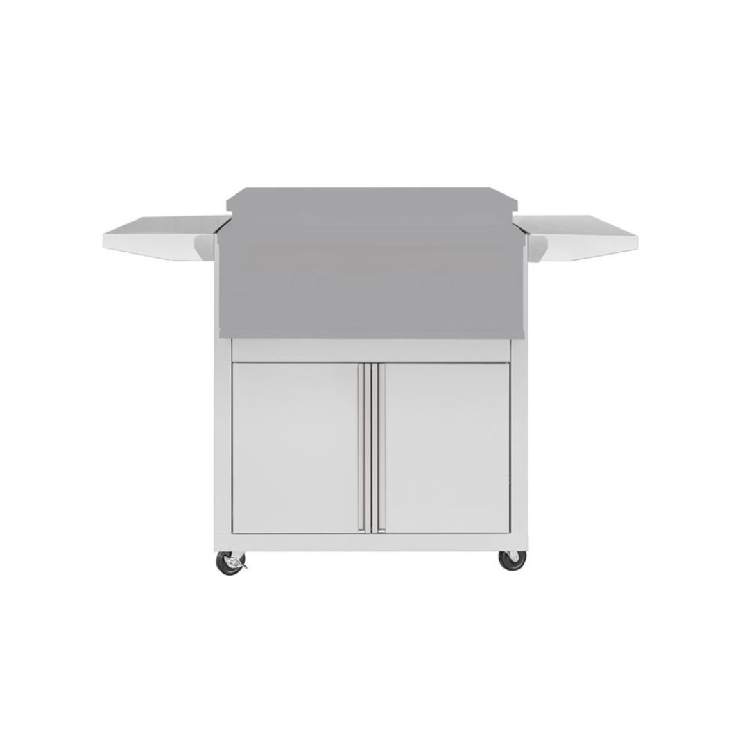 TrueFlame Deluxe Cart with 2 Fold-Down Side Shelves for 30-Inch Griddle