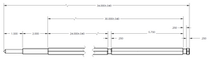 Delta Heat Rod, Spit, 26"/32", Dhbq-B - 13883