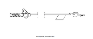Twin Eagles OEM TEBQ54 Right Side Rotisserie Hot Surface OEM Electrode - 16423
