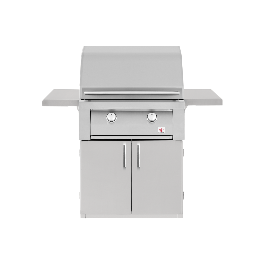 Summerset Resort 30-Inch 2-Burner Commercial Gas Grill On Pedestal Cart