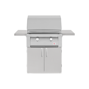 Summerset Resort 30-Inch 2-Burner Commercial Gas Grill On Pedestal Cart