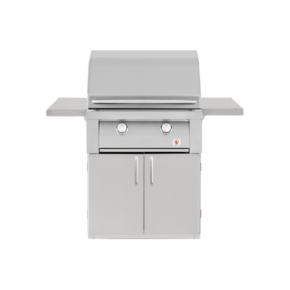 Summerset Resort 30-Inch 2-Burner Commercial Gas Grill On Pedestal Cart