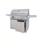 Blaze LTE PRO 40-Inch 5-Burner Gas Grill With Rear Infrared Burner & Rotisserie with Cart