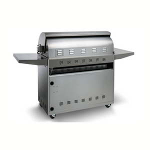 Blaze Professional LUX 44-Inch 4-Burner Gas Grill With Rear Infrared Burner with Cart with LED Lighting and Soft Close