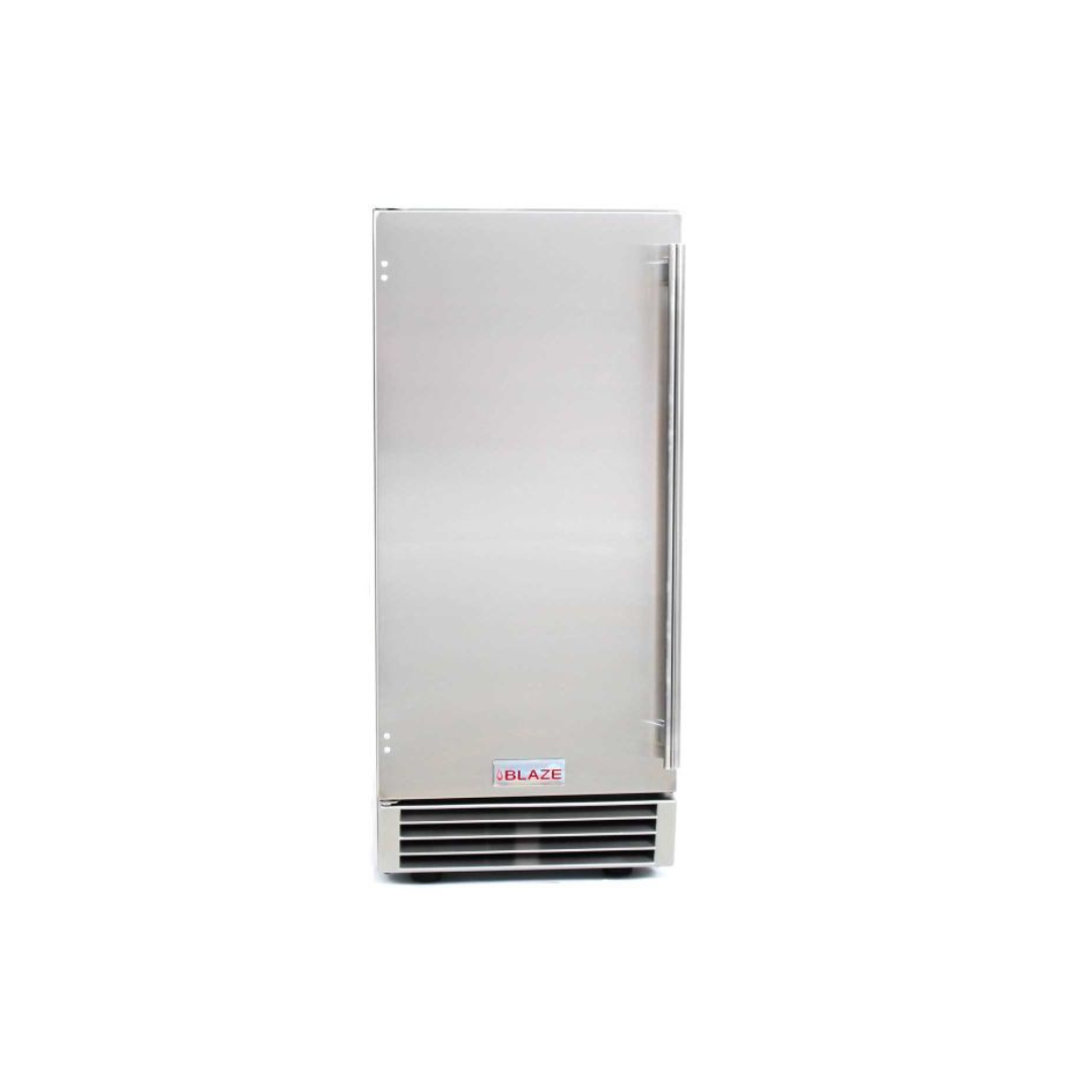 Blaze 50 Lb. 15-Inch Outdoor Rated Ice Maker With Gravity Drain