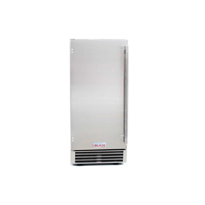 Blaze 50 Lb. 15-Inch Outdoor Rated Ice Maker With Gravity Drain