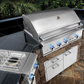 Delta Heat 32-Inch 3-Burner Built-In Gas Grill with Infrared Rear Burner & Rotisserie Kit