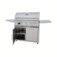 Blaze LTE PRO 40-Inch 5-Burner Gas Grill With Rear Infrared Burner & Rotisserie with Cart
