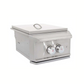 Blaze Professional LUX Built-In Gas High Performance Power Burner W/ Wok Ring & Stainless Steel Lid