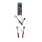 Lion Premium Grills Package Deal: L75000 32-Inch Grill, 33-inch Double Door, Single Side Burner, Single Vertical Door, Sink, Fridge and 5 in 1 BBQ Tool Set - BOBPACL75K-18