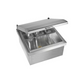 Twin Eagles 24-Inch Drop-In Stainless Steel Ice Bin Cooler