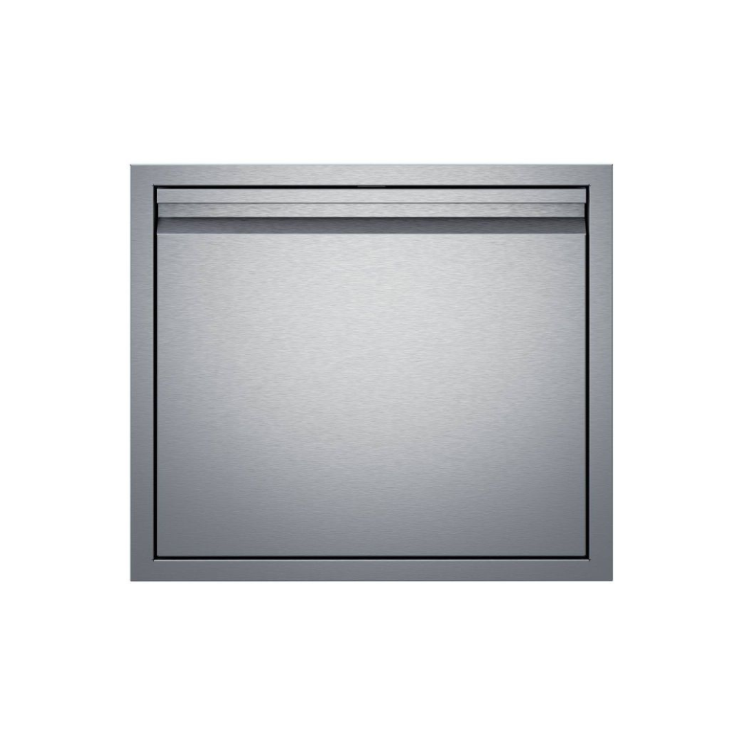 Twin Eagles 24-Inch Left-Hinged Stainless Steel Single Access Door with Soft-Close