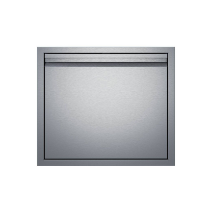 Twin Eagles 24-Inch Left-Hinged Stainless Steel Single Access Door with Soft-Close