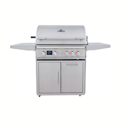 Blaze LTE PRO 32-Inch 4-Burner Gas Grill With Rear Infrared Burner & Rotisserie with Cart