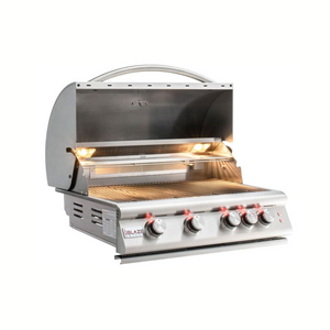 Blaze Premium LTE 32-Inch 4-Burner Built-In Gas Grill With Rear Infrared Burner & Grill Lights