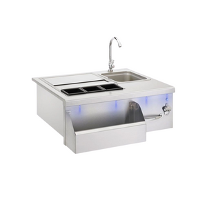 Summerset 30-Inch Beverage & Prep Station with LED Lights