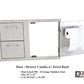 Lion Combination Door/Drawer and Bar Center with Top Shelf Package Deal - 200019