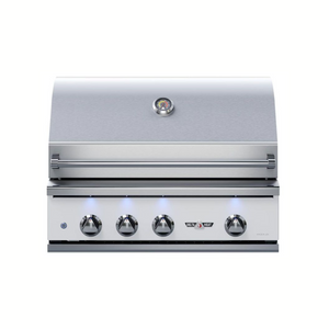 Delta Heat 32-Inch 3-Burner Built-In Gas Grill with Infrared Rear Burner & Rotisserie Kit