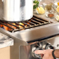 Blaze Professional LUX Built-In Gas High Performance Power Burner W/ Wok Ring & Stainless Steel Lid