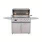 Blaze LTE PRO 40-Inch 5-Burner Gas Grill With Rear Infrared Burner & Rotisserie with Cart