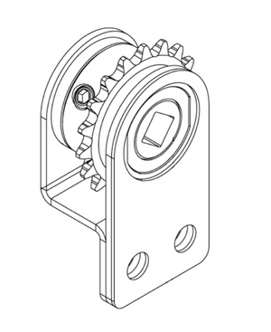 Twin Eagles Sprocket Assembly, 1 Position - 27290Y