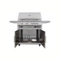 Blaze Premium LTE+ Marine Grade 32-Inch 4-Burner Gas Grill With Rear Infrared Burner & Lift-Assist Hood