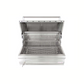 Blaze 32-Inch Stainless Steel Charcoal Grill With Adjustable Charcoal Tray with Cart