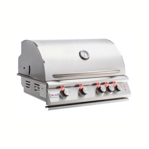 Blaze Premium LTE 32-Inch 4-Burner Built-In Gas Grill With Rear Infrared Burner & Grill Lights