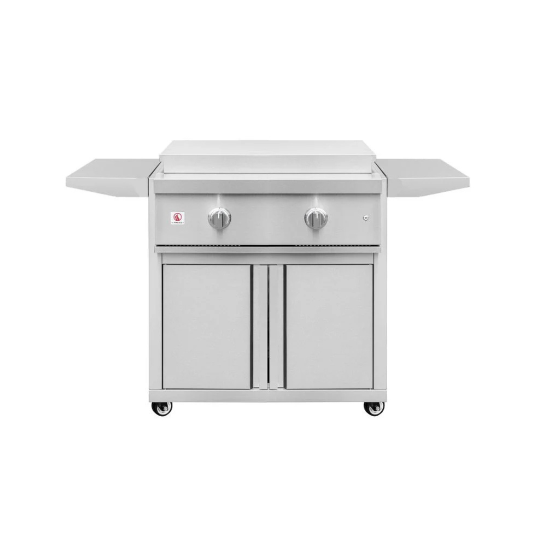 Summerset Pro Series 30-Inch Stainless Steel Griddle on Cart