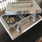 Lion Stainless Steel Drop In Gas Double Side Burner