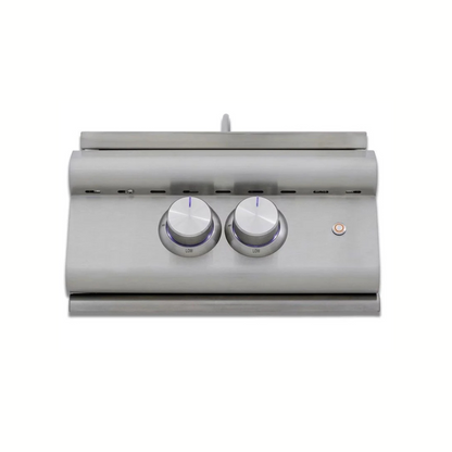 Blaze Premium LTE Built-In Gas High Performance Power Burner W/ Wok Ring & Stainless Steel Lid
