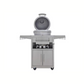 Blaze 20-Inch Cast Aluminum Kamado Grill With Stainless Steel Cart