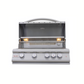 Blaze Premium LTE+ Marine Grade 32-Inch 4-Burner Built-In Gas Grill With Rear Infrared Burner & Lift-Assist Hood