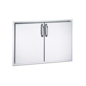 American Outdoor Grill 30-Inch Double Access Door with Black Pulls