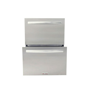 Blaze 23.5-Inch 5.1 Cu. Ft. Outdoor Rated Stainless Steel Double Drawer Refrigerator