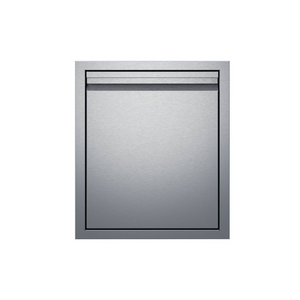 Twin Eagles 18-Inch Left-Hinged Stainless Steel Single Access Door with Soft-Close