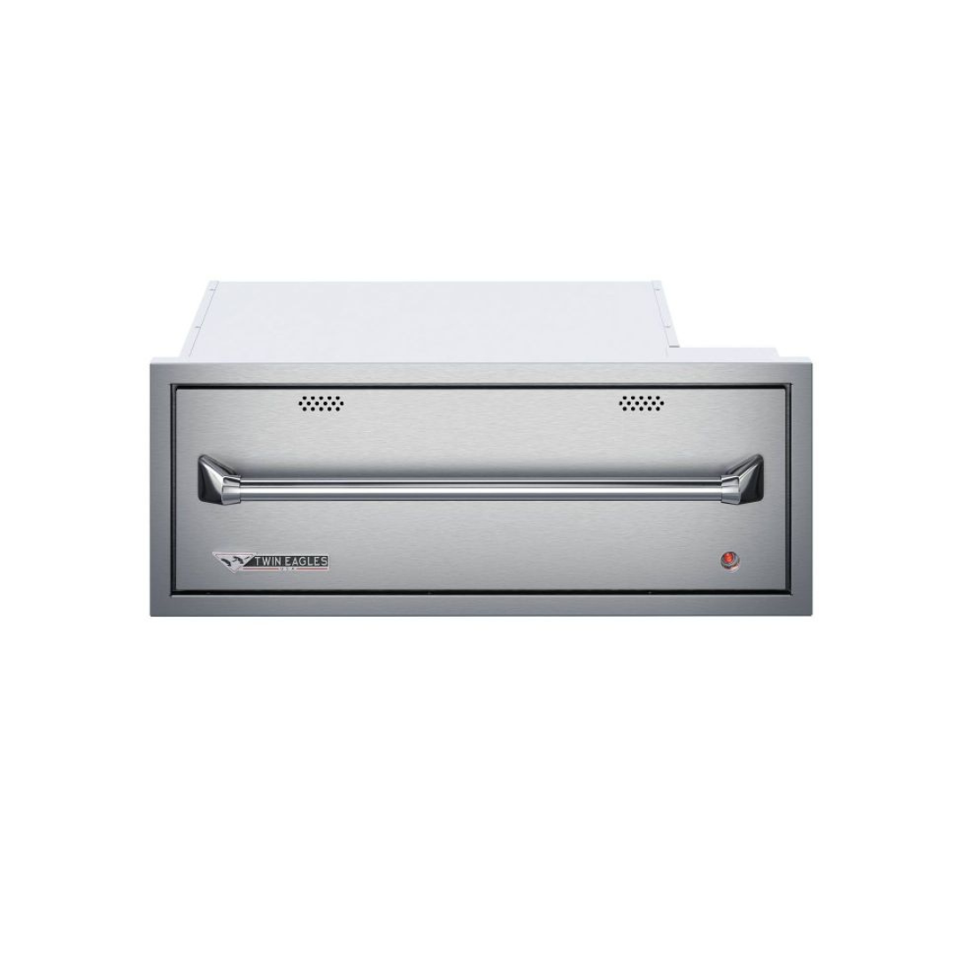 Twin Eagles 30-Inch Built-In 120V Electric Outdoor Warming Drawer