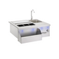 TrueFlame 30-Inch Beverage & Prep Station with LED Lights