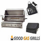 Luxor 42" Built In Propane Grill w/ Rotisserie Kit & LED Lights AHT-42RCV-L-BI-LP