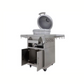 Blaze 20-Inch Cast Aluminum Kamado Grill With Stainless Steel Cart