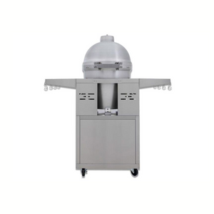 Blaze 20-Inch Cast Aluminum Kamado Grill With Stainless Steel Cart