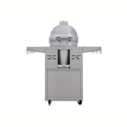 Blaze 20-Inch Cast Aluminum Kamado Grill With Stainless Steel Cart
