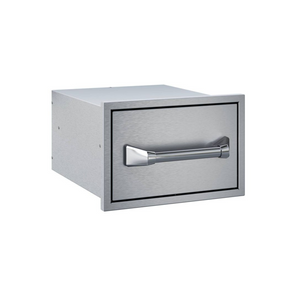 Twin Eagles 15-Inch Built-In Stainless Steel Paper Towel Drawer with Storage Tray
