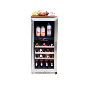 Summerset 15-Inch Outdoor Rated Dual Zone Wine Cooler